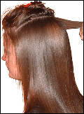 Hair Straightening Process Step 4